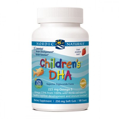 Nordic 挪威 儿童DHA鱼油 胶囊 180粒